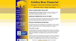 Desktop Screenshot of goldenbearfinancial.net